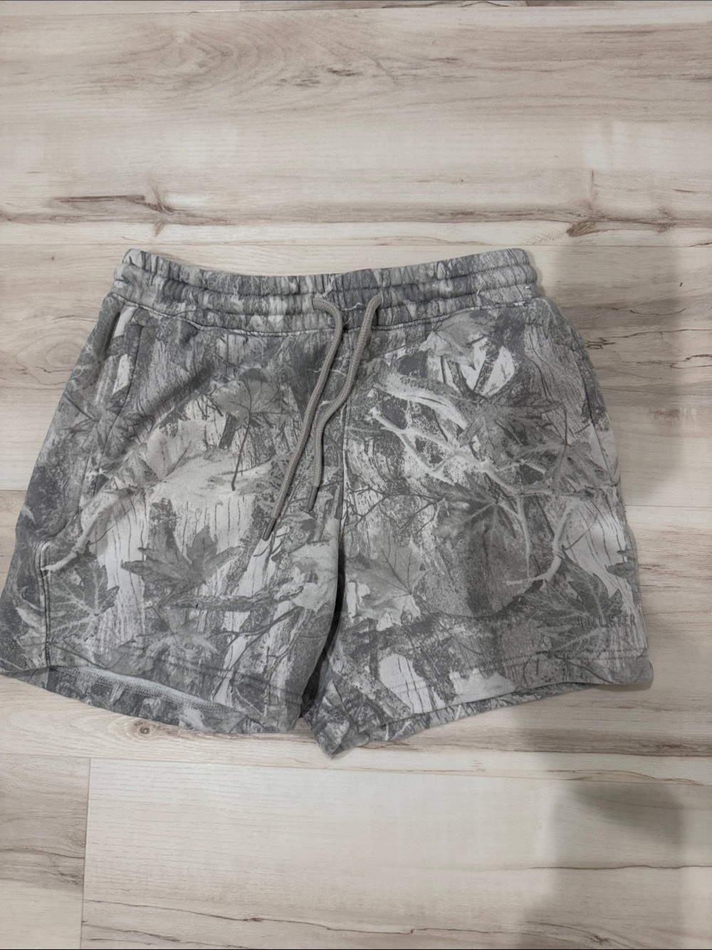 Hollister Gray Marbled Lounge Shorts